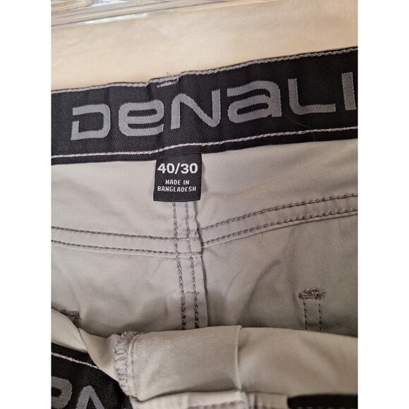 Denali Pants Mens 40x29 Stretch Travel Pant Grey 5-Pocket Lightweight - Picture 8 of 12